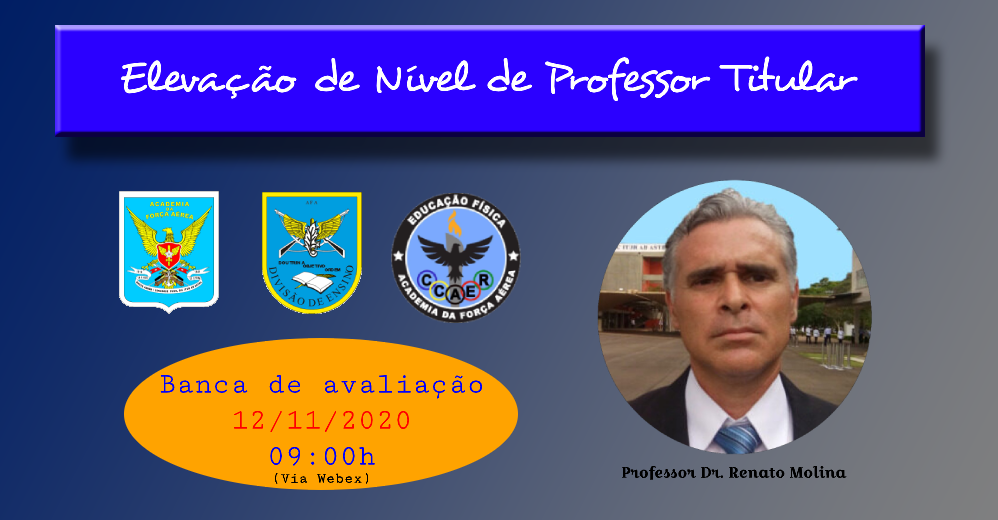Elevação de Nível de Professor Titular da AFA - 2020 - Professor Dr. Renato Molina