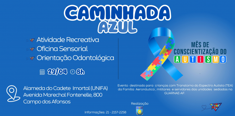 CAMINHADA AZUL CAMINHADA AZUL