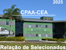 RELAÇÃO DE SELECIONADOS CPAA-CEA 2025