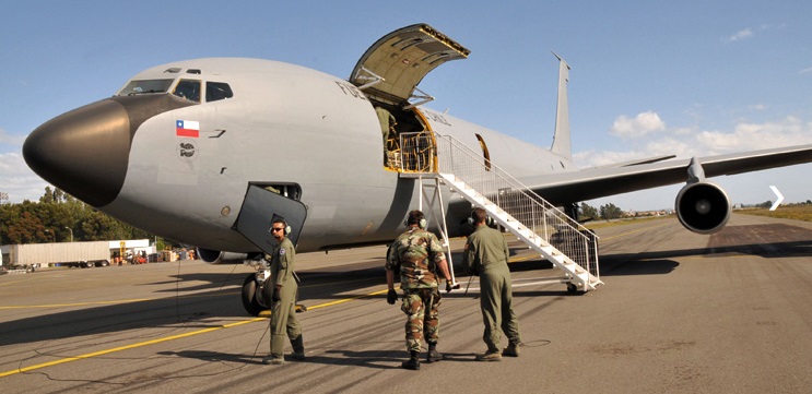 Reabastecedor KC-135, do Chile
