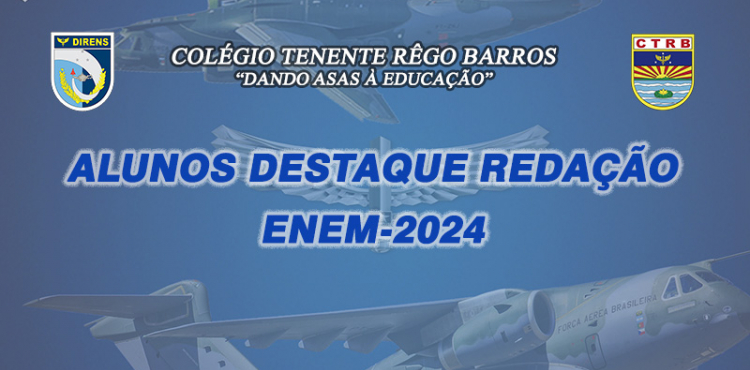 ALUNOS DESTAQUES DO ENEM 2024