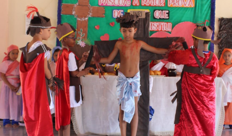 Celebração da Páscoa emociona comunidade escolar da Escola Caminho das Estrelas (ECE) Celebração da Páscoa emociona comunidade escolar da Escola Caminho das Estrelas (ECE)