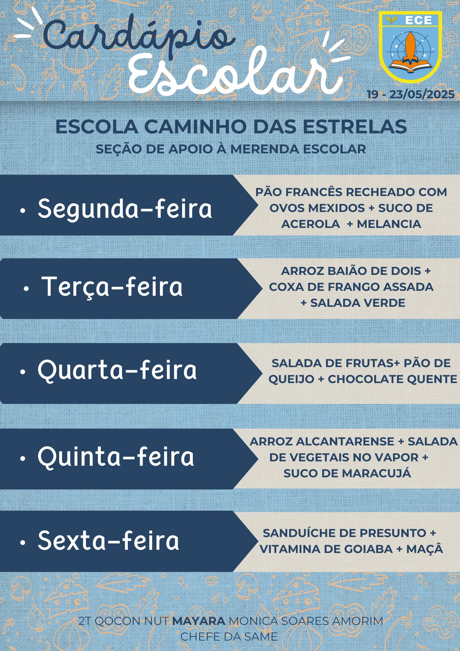 CARDÁPIO SEMANAL 19 2305 1