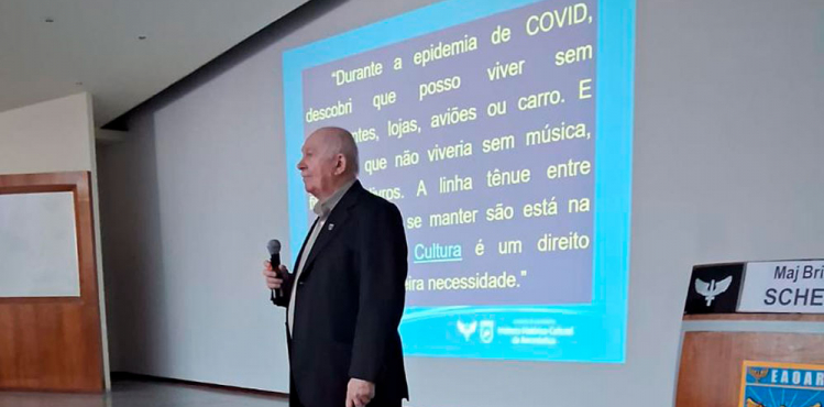 Subdiretor de Cultura do INCAER ministra aula sobre o SISCULT na EAOAR